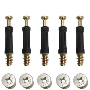 Wolfride 50 Sets Cam Lock Nuts and Cam Screws