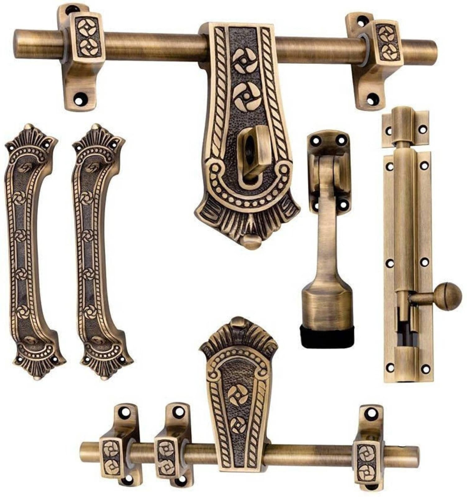BRASS DOOR KIT 10 INCH 124